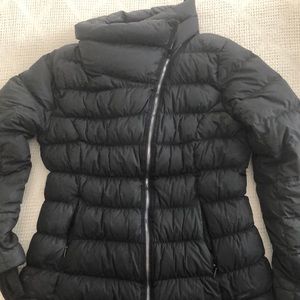 Athleta puffer (L) black jacket